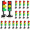 GERUI 18 x LED Ampel Module Creative DIY Mini Ampel 3,3-5V 8mm compatible con Arduino