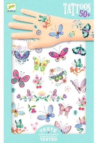 DJECO Tattoo, Motiv: Traumschmetterlinge