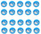 Uhidka 20 Pcs Washer Water Inlet Valve Filter Washing Machine Hose Filter forAutomatic Washing Machine Accessories