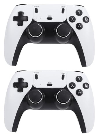 Drfeify Kabellose Spielekonsole, Dual-Controller, Riesige Spielebibliothek, 4K-Ausgang für die Anzeige von TV-Projekten (64G)