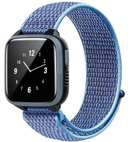 Sundara 16mm Nylon Uhrenarmband für Kinder kompatibel mit XPLORA X5/X5 Play/XGO 2/XGO 3 weiches sportliches austauschbares Unisex