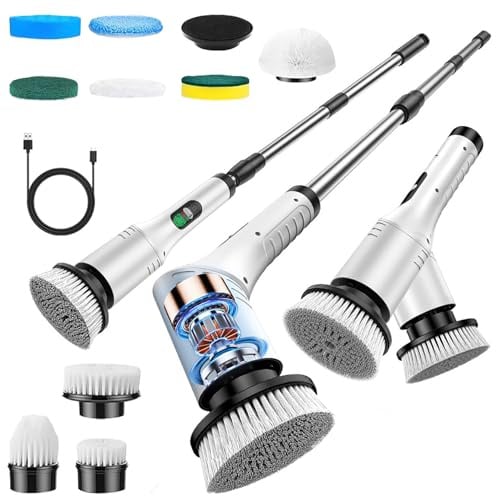 BioAura Brosse Nettoyage Electrique Réglage Multi-Angle 9 en 1 Brosse