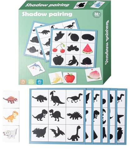 Shape Pairing Game,Wooden Shape Pairing Toy - Parent-Child Interaction Learning Toy For Outdoors, Home, School, Travel Matching Toys Are Made From Sturdy, Smooth, And Wear-resistant Wooden Material, W