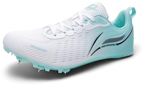 sekiueo Leichtathletik Schuhe Herren Damen Professionelle Spikes Lauf Und Wettkampfschuhe Atmungsaktiv Und Leicht für Jungen Und Mädchen