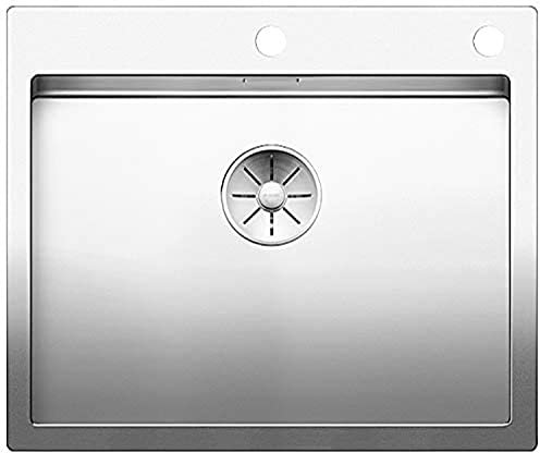Blanco 521639 Fregadero de cocina de acero inoxidable, 550mm