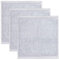 möve Superwuschel Seiftuch 30 x 30 cm aus 100% Baumwolle, silver 3er Set