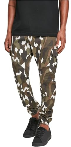 Urban Classics Herren Geometric Camo Stretch Twill Cargo Pants