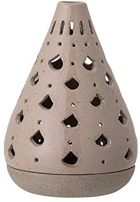 Bloomingville Windlicht, braun, Keramik