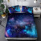 Timiany Bettwäsche 3D Galaxis Bettbezug 135×200 Bettwäsche Set 3 Teilig Bettbezüge Mikrofaser Bettbezug Mit Reißverschluss Und 2 Kissenbezug 50x75cm (Galaxy,135x200+80x80)