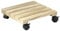 KESPER 69102 Pflanzenroller aus FSC-zertifiziertem Paulowniaholz, natur, 30 x 30 x 8 cm