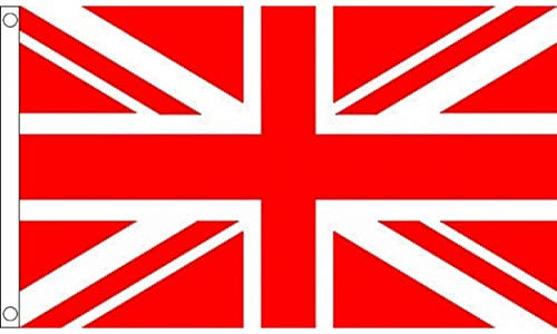 FlagSuperstore© Bandera roja de la bandera británica, grande, 100% poliéster con ojales