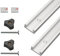Duchunsheng 2Pcs Arführung Aluminium Track Schwerlast Gehrungsschiene 300 500 1000 1200mm T-Schienenschlitz-Vorrichtung, T-nut Schiene Gerade Kante Mit Skala Gehrung, Aluminiumlegierung