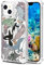 CAROKI Clear Case for iPhone 13,Shockproof Transparent Bumper Cover Soft Silicone Rubber TPU Bumper Clear Cover Phone Case with Ocean Fish Pattern for iPhone 13-Ocean Fish