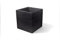 Kloris Maceta Cuadrada Helénico 25 Polietileno Negro Grafito 25 cm Altura y Profundidad 25 cm