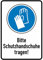 Daged Bitte Schutzhandschuhe Tragen Aufkleber 23x16 cm Hinweiszeichen Sicherheitszeichen Sticker T-125