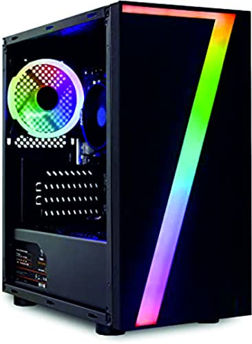 Computer Specialist GAMING PC Intel Core i7 3770 @ 3.40GHz (Turbo 3.90GHz) 16GB RAM 240GB SSD + 1TB HDD + 6GB NVIDIA GeForce GTX 1660 + Windows 10 Gaming PC Seven 1 x ARGB Fans (Renewed)