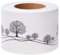 VisitRyl Bordure de papier peint Arbres du désert Décoration murale amovible Frise Murale Autocollant Papier Peint Autocollant imperméable en PVC Plinthe Autocollant 10 cm x 1000 cm