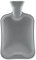 Wärmflasche Ohne Bezug, 2er und 3er Pack Wärmflaschen Groß 1.8L Gummi, Hot Water Bottle Robust und Langlebig aus Naturkautschuk, Bettflasche für Kinder und Erwachsene (Gris, 1 pack)