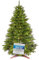 Weihnachtsbaum künstlich 150cm - Naturgetreue Spritzguss Elemente, Künstlicher Weihnachtsbaum mit Holzständer und Aufbewahrungstasche –Tannenbaum künstlich Pure Living