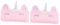 minkissy 2 Stück Handytaschen Handtaschen Nicorn Münztaschen Make-up-Kits für Frauen Geldbörse Plüsch Bleistift Tasche Stifttaschen Zubehör Kosmetiktaschen Federmäppchen für Frauen Aufbewahrungstasche
