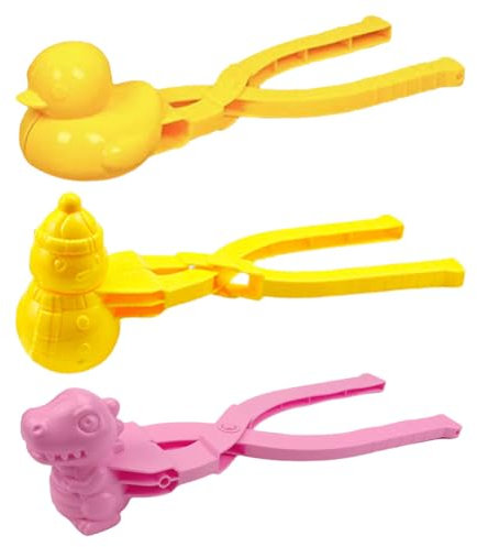 AMZLORD Enten-Reisform mit Griff, Schneeball-Maker, Bento-Zubehör, Winter-Schnee-Spielzeug, niedlicher Tier-Reisformer for Kinder und Erwachsene