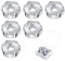 6pcs Chainsaw Bar Nuts for STIHL MS170 MS170C MS171 MS180 MS181 MS192T MS200 MS200T MS210 MS211 MS230 MS231 Chainsaw Sprocket Cover Bar Nut Chainsaw Chain Nut Chainsaw Parts