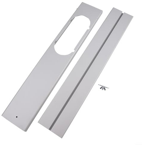 Lot de 2 déflecteurs de climatisation mobiles réglables en PVC, kit de glissière de fenêtre réglable, pour différents modèles de climatiseurs