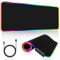 XXL Gaming Mauspad RGB,800x300 mm Gaming Mousepad mit Wasserdicht und Rutschfester Gummi,10 Beleuchtungs Modi 7 LED Farben für Computer PC Professionelle Gamer, Schwarz