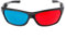 Rot-blaue 3D-Brille/Cyan-Anaglyphe, einfache 3D-Brille, 3D-Film-Spiel-Kits für verschiedene Betrachtungsanforderungen, 3D-Film-Brillen