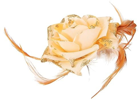 BELLIFFY Pince Cheveux Fleurs Broche Fleurs Élastique Cheveux Accessoires Mariage