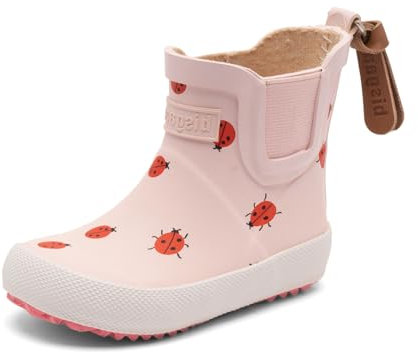 Bisgaard Baby Rubber, Stivali in Gomma Bambine e ragazze, Cute Lady Bug, 27 EU
