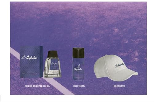 Australian For Woman Viola Eau de Toilette Ml.100 Spray + Deodorante Ml.150+Berretto