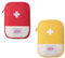 Fenglin-joy Mini Botiquín de Medicina, 2 Piezas Botiquin Viaje Pequeño Bolsa de Medicina Portátil para Llevar Pequeña para casa, Oficina, Viajes, Exteriores (Rojo, Amarillo)