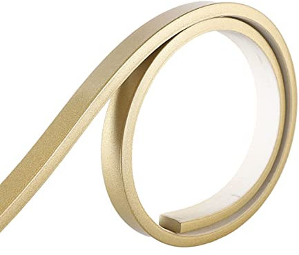 Marble Effect Wall Edging Wallpaper Border Stickers Self Adhesive PVC Molding Trim for Cabinet Ceiling and Countertop Black and Champagne Color Options