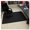 RLVYTA Fußmatte Kleberfreies, selbstklebendes Bürodrehstuhl-Pad, Holzschutz-Bodenmatte, Gaming-Stuhl-Schreibtisch-Fußpolster Eingangsmatte(Carbon Black,100x120cm)
