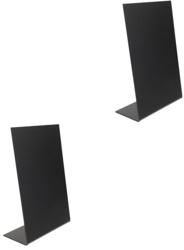 STOBOK 2 Stück write board Geburtstagsfeier Partytisch Desktop-Memoboard Hochzeit Willkommenszeichen Hochzeitszeichen rustikal löschbare Tafel Kleine Tafel Memoboard schreiben Acryl