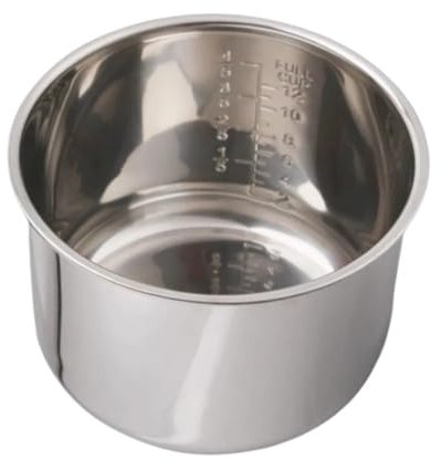Stainless Steel Inner Bowl of Rice Cooker, Replacement of Pot Rice Cooker Parts, Compatible with Zojirushi B304 NS-WAH259C NS-TGF10