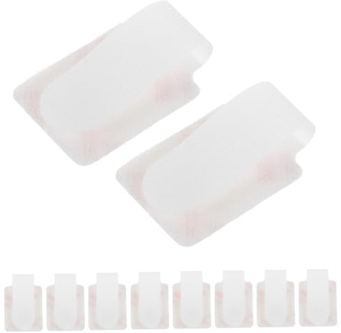 Happyyami 10 Stück Drahthalter Kabelbinder Wiederverwendbar Kabelwickel Für Elektrische Kabel Selbstklebende Kabelclips Schlüsselanhänger Haargummi Halter Ladekabel-organizer Nylon Weiß