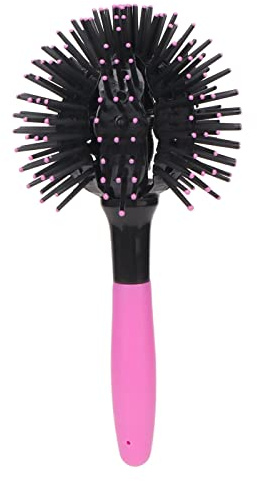 Itonash 360 ° Rundkugel Haarbürste für Lockiges Haar Hitzebeständiges 3D -Styling -Kamm Feucht und Trockener Entwirrer Salon Haarwerkzeug