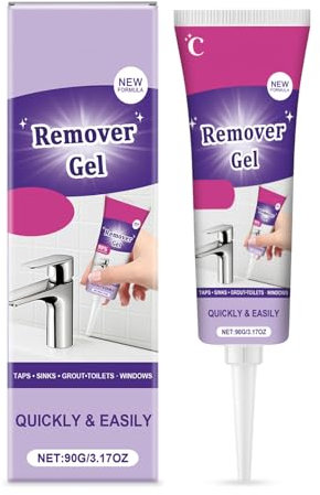 Mould Remover Gel, Multi-Purpose Household Mould Removal Gel, Heavy Duty Stain Cleaner for Refrigerator Washing Machine Seals, Kitchen, Bathroom Sink, Tile, Grout (1)