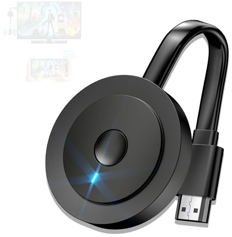 Adaptador inalámbrico HDMI para TV, SOCLLLife Dongle HDMI Inalámbrico HD, Dongle Adaptador WiFi Miracast, Compatible con Android/i*OS/Windows/Mac OS/portátiles/tabletas, PC/monitores HDTV/proyectores