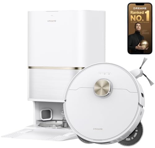 dreame L50 Ultra AE Robot Vacuum and Mop, 100°C Mop Self-Cleaning, 28,000Pa
