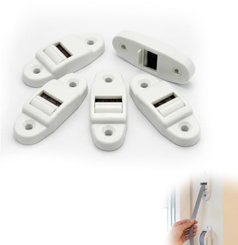 Zolara 5 Pièces Guide Sangle Volet Roulant, Joint à Brosse et Galet de Guidage Sangle, Guides pour Volets Roulants, compatible avec Rail, Mini Rail, Couvercle de Boîte de Volet Roulant, etc
