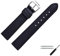 MARBURGER Uhrenarmband 18mm Leder Vegan Schwarz - Werkzeug Montage Set 5201810000120