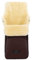 WERNER CHRIST BABY, Lammfell-Fußsack AROSA – warme Buggy, Kinderwagen-Fußsack (Kinder ab 6 bis 36 Monate), medizinisches Fell, in Chocolate (braun)