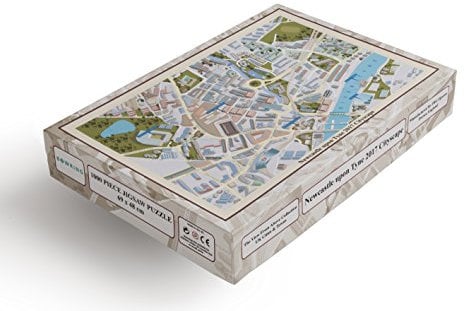Cityscape 1000 Piece Jigsaw Puzzle of Newcastle upon Tyne 2017 - INCLUDES LRG COLOUR PRINT INSIDE