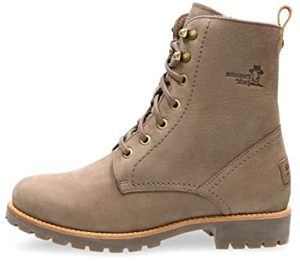 Panama Jack Damen Fara Igloo Trav Combat Boot, Gris, 39 EU