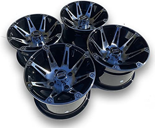 Moose Racing 12 Alufelgen Satz 387XM ATV Polaris Scrambler Sportsman 800 850 1000cc