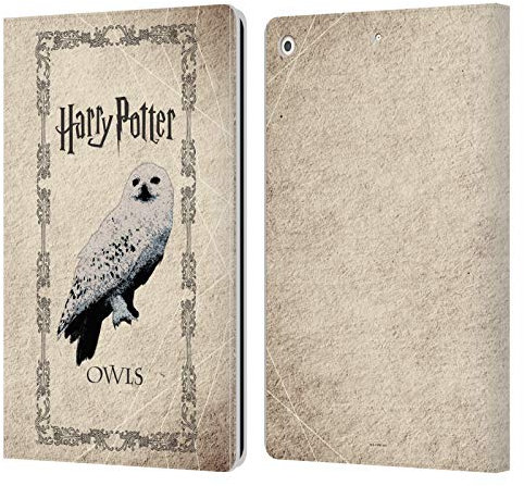 Head Case Designs sous Licence Officielle Harry Potter Hedwig Chouette Prisoner of Azkaban III Étui Portefeuille en Cuir Compatible avec Apple iPad 10.2 2019/2020/2021