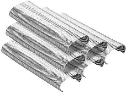 meite C600 C Rings 14 Gauge 2-1/2-Inch Outside Crown Galvanized C Ring Staples 5,000 PCS Fits MTC600 Hog Ring Pliers Ideal for Fencing, Gabion and Other Secure Fastening Projects